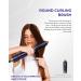 Ukliss 6 in 1 Air Styler Set - Hairdryer Round Brush & Smoothing Brush for Women - 1000W Negative Ion Hairstyler for Curly & Straight Hair - Blue - Buy Online on GoSupps.com