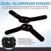 Dynamic Gear Open Patella Stabilizing Knee Brace - Adjustable Compression Support for Meniscus Tear, ACL Strains, Knee Pain - Neoprene with Aluminum Hinges (Standard Pack) - Buy Online on GoSupps.com