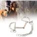 Buy Mund-D-Ring Comfort Bridle - Stainless Steel Copper Roll Horse Bite - Portable Racing Accessory 250x105mm - Buy Online on GoSupps.com