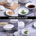 Zerodeko 6pcs Ceramic Saucer Sauce Storage Container Snack Bowl Japanese Soy Sauce 5inch Round Plate Pinch Prep Bowls Ketchup Seasoning Small Dipping Snack Plate Ceramics White re-usable - Buy Online on GoSupps.com