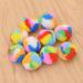 Towashine 10Pcs Small Assorted Color Kitty Yarn Puffs Cat Toys - 1.37 Diameter - Buy Online on GoSupps.com