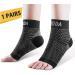 AVIDDA Plantar Fasciitis Socks 2 Pairs - Compression Foot Sleeves for Pain Relief - Ankle Support Brace for Men and Women - Black, Size L - Buy Online on GoSupps.com