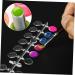 Beavorty 28 Sets Nail Display Board Shoelace Charms Nail Tip Color Board Flamingo Scrunchies Nail Sticks Nail Tip Color Plate Nail Polish Color Chart 3d Manicure Sample Plate Plastic - Buy Online on GoSupps.com
