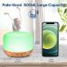 YIKUBEE 500ml Essential Oil Diffuser with 6x10mL Oils - Aromatherapy & Humidifier for Large Room | Wood Grain Design - Buy Online on GoSupps.com