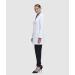 Dr. James Women's Lab Coat | Tailored Fit | Feminine Design | 33 Inch Length | White - Size 8 - Buy Online on GoSupps.com