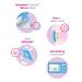 MAM Comfort Pacifiers Set - Best Pacifier for Breastfed Babies 3-12 Months - Silicone Pacifier for Girls - 2 Count Pack - Buy Online on GoSupps.com