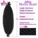 24 Inch Pre-Separated Springy Afro Twist Hair 6 Packs - Soft Synthetic Marley Twist Hair for Distressed Butterfly Locs - Ideal for Wrapping and Braiding - Black Women (1B) - Buy Online on GoSupps.com