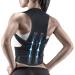 Backs straight posture correction back women and men baking posture corrector lumbar vertebrae of adjustable backstream corrector you create an upright and self -confident attitude black B02 m