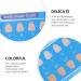 Exceart 50-Piece Tooth Shade Shadow Card Set for Dental Color Comparison | International Shipping - Buy Online on GoSupps.com