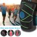 2 Pack Knee Brace with Side Stabilizers & Patella Gel Pads - Adjustable Support for Arthritis, Injury Recovery, Running - Green - Buy Online on GoSupps.com