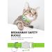 Reflective Airtag Cat Neck Band - Light Tracker Collars for Kittens & Young Cats with Bell | Green Design - Buy Online on GoSupps.com