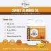 Organic Sweet Almond Oil - 100% Pure Cold Pressed for Skin, Face, Hair & Soap Making - Carrier for Essential Oils - 8 Fl Oz (Pack of 1) - Buy Online on GoSupps.com