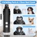 Journeyside 3-Speed Claw Grinder for Dogs & Cats | Quiet LED-Enhanced Nail Trimmer for All Sizes - Buy Online on GoSupps.com