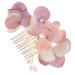FRCOLOR Headgear for the bride decorative hair combs hair accessories for bridesmaids wedding hair clips for brides flower hair pins made of artificial flowers flower pearl side comb