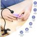 Hands-Free BUCICE 3W UV Nail Lamp | Gel LED Nail Dryer with Fixed Clip | Black Nail Polish Curing Lamp - Buy Online on GoSupps.com