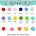 900 PCS Multicolor Craft Pom Poms - Soft, Fluffy & Assorted Sizes for Arts and Crafts - Buy Online on GoSupps.com