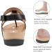 Women's Orthotic Flip Flops: FUDYNMALC Comfortable Plantar Fasciitis Sandals - Arch Support, Black, Size 9 - Buy Online on GoSupps.com