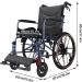 Manual Wheelchair Aluminum Alloy Multifunctional Folding Transport Wheelchair Self-propelled Anti-Tipping Wheelchair - Buy Online on GoSupps.com