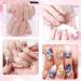2 Pcs Round & Angled Nail Art Clean Up Brushes - Nail Painting Brushes for Mistake Cleanup and Design - 2pcs - Buy Online on GoSupps.com