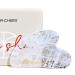 Rena Chris Gua Sha Jade Stein natural white crystal gua Sha for spa acupuncture therapy trigger point treatment facial massage device suitable for women & men skin care (white crystal) transparent