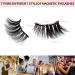 Magnetic Half Lashes Kit | 7 Pairs 3D Cat Eye Eyelashes Set with Eyeliner, Tweezers | Natural Look, Reusable, No Glue Needed | TMIELYBS XD01 - Buy Online on GoSupps.com