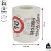 Happy Birthday Toilet Paper Set - 2-Ply 24m 180gr/sqm | Fun Celebration Party Supply - Buy Online on GoSupps.com