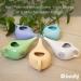 Ceramic Neti Pot with Gold Mandala Design for Nasal Rinse - Cream/Gold Color - Buy Online on GoSupps.com
