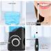 TUREWELL FC162 Water Dental Flosser - 10 Pressure Levels, 8 Jet Tips, 600ML Electric Oral Irrigator for Teeth Clean - Black - Buy Online on GoSupps.com