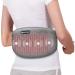 Comfier Heating Pad with Massager, Heated Waist Massage Belt for Back Pain with 2 Heat Levels & 3 Massage Modes, Heating Pads for Cramps,Abdominal, Lumbar,Fit for Women,Men(Gray)