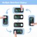 Wawech Fingertip Oximeter Pulse Oximeter with LED Display Heart Rate Monitor Professional Fingertip Oximeter - Buy Online on GoSupps.com