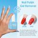 15ML Nail Polish Remover Gel Nail Polish Remover Professional Gel Remover for Nails with Nail File & Nail Polish Scraper Quick & Easy Polish Remover Doesn't Hurt Nails Blue - Buy Online on GoSupps.com