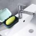 Solid Shampoo Bar Holder Portable Shampoo Bar Case - Cat Paw Design Body Cleaning Bar Drain Holder Drain Case with Sealing Lid Blue - Buy Online on GoSupps.com