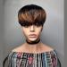 SAEIALL Pixie Cut Wig | Black Brown Short Brazilian Virgin Human Hair | Layered Mushroom Wigs for Black Women | Natural Wavy Glueless Wig (1B30) - Buy Online on GoSupps.com