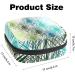 MUOOUM Peacock Feather Menstrual Cup & Sanitary Napkin Storage Bag - Portable Menstrual Pouch for Women and Teen Girls - Multi-colored - Buy Online on GoSupps.com