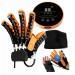 Rehabilitation Robot Gloves Stroke Recovery Equipment Effective Hand Therapy Grip Strength Trainer and Workout Gloves with Single Finger Training and Mirror Mode Left M