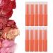 Sonew 10 Macaron Frosted Empty Lipstick Tubes - Slim Lip Balm & Lip Gloss Containers for DIY Makeup (06# Orange) | International Shipping - Buy Online on GoSupps.com
