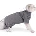 HEYWEAN Cat Recovery Suit After Surgery E-Collar Alternative Pet Medical Surgical Shirt Breathable Home Long Sleeve Cat Clothing L (Pack of 1) Grey - Buy Online on GoSupps.com