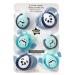 Tommee Tippee Anytime Pacifiers - BPA-Free Silicone Symmetrical Shape 6-18 Months Set of 6 | Safe & Comfortable for Babies - International Shipping Available - Buy Online on GoSupps.com