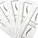 50pcs Disposable Eyebrow Ruler Stencils for Microblading & Tattoo | Model B-50pcs - Buy Online on GoSupps.com