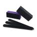 5 Pack Nail File and Buffer Block Professional Manicure Tools Kits 100/180 Grit Black Nail Pedicure File and Sanding Buffing Grinding Plisher File