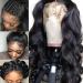 Larhali 13x6 HD Lace Front Body Wave Wig - 150% Density Brazilian Human Hair for Black Women - Buy Online on GoSupps.com