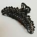 Numblartd Retro Black Rhinestone Hair Claw Clip - Vintage Fashion Accessory for Women - Buy Online on GoSupps.com