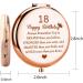 BNQL 18 Birthday Mirror - Happy 18th Birthday Gifts for Her - Turning 18th Inspirational Gifts - 2-Sided Mirror 1x 2x Magnification (Rose Gold) - Buy Online on GoSupps.com
