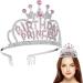 Healeved Birthday Crown Birthday Tiara Happy Birthday Crown Birthday Headband Party Props Princess Crowns For Little Girls Women - Buy Online on GoSupps.com