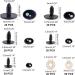 PandaHall 200pcs Kawaii Safety Eyes - Black Craft Eyes for Amigurumi Making - Buy Online on GoSupps.com