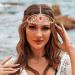Zeelina Rhinestone Head Chain Baroque Forehead Chains Red Headband Prom for Girls and Women - Buy Online on GoSupps.com