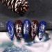 Christmas Nail Stickers 9 Sheets Self-Adhesive Nail Decal Snowflake Tree Snowman Silver Nail Art Decoration Design Supplies - Buy Online on GoSupps.com