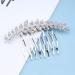 Aneneiceera Bride Wedding Crystal Hair Comb Clip Silver Hair Side Combs Leaf Hair Comb Rhinestone Headpieces Bride Hair Piece bridesmaid Hair Accessories for Women and Lady Girls(Silver) - Buy Online on GoSupps.com