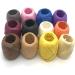 12 Rolls Raffia Ribbon 787 Feet Raffia Twine String for Christmas Valentine's Day Party Gifts Wrapping Florist Bouquets DIY Craft Decoration Weaving 12 Colors - Buy Online on GoSupps.com