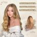 BARSDAR Ombre Blonde Wig - 66cm Long Wavy Synthetic Hair Heat-Resistant Middle Parting Wig for Women & Girls | Perfect for Daily Wear Parties Cosplay & Halloween - Buy Online on GoSupps.com